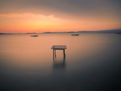 A calm and serene training space with natural light.